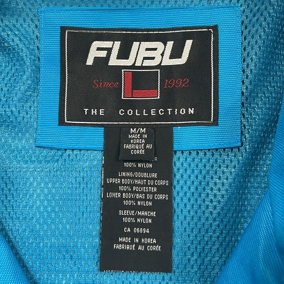 Vintage FUBU The Collection Windbreaker Jacket N.W.T. - Picture 5 of 15
